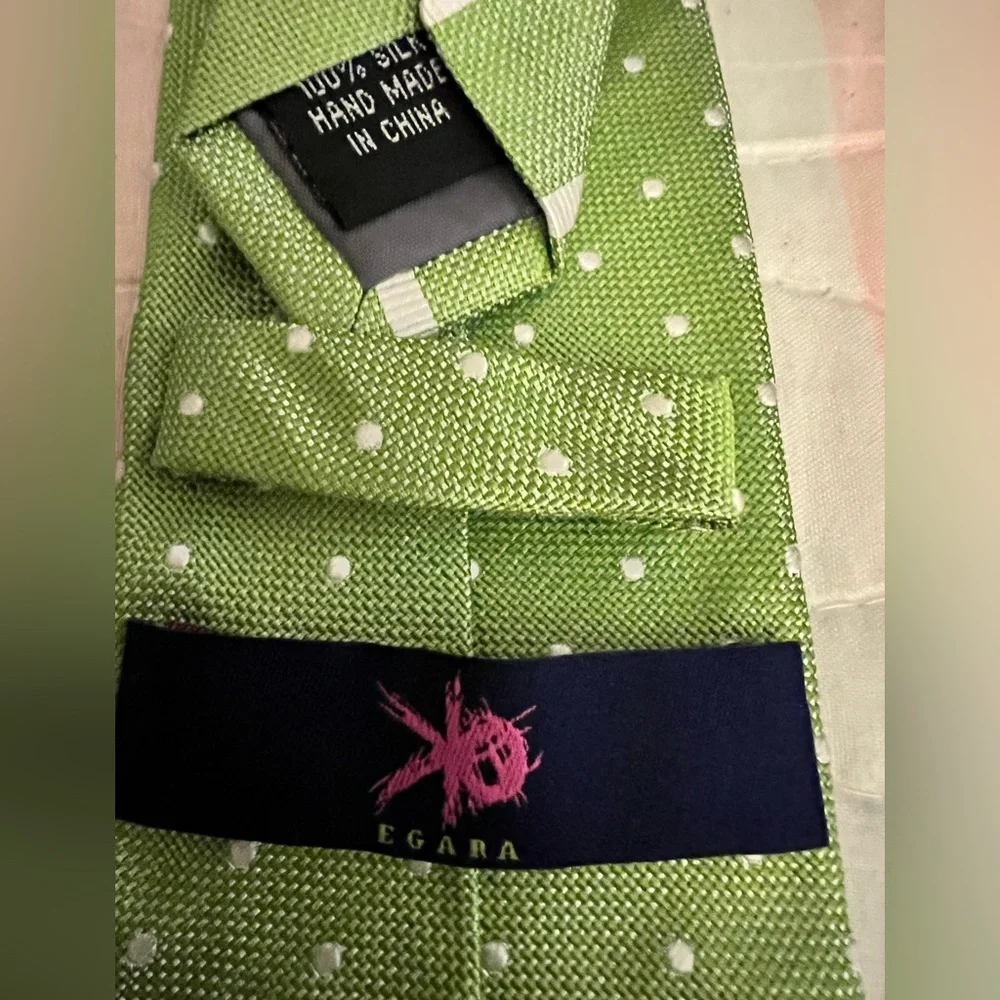 (3) Silk ties Egara, tongue tied, saks 5th Ave - Picture 2 of 6